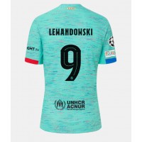 Pánský Fotbalový dres Barcelona Robert Lewandowski #9 2023-24 Třetí Krátký Rukáv